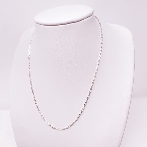 Sterling Silver Paperclip Necklace - Picture 6 of 8